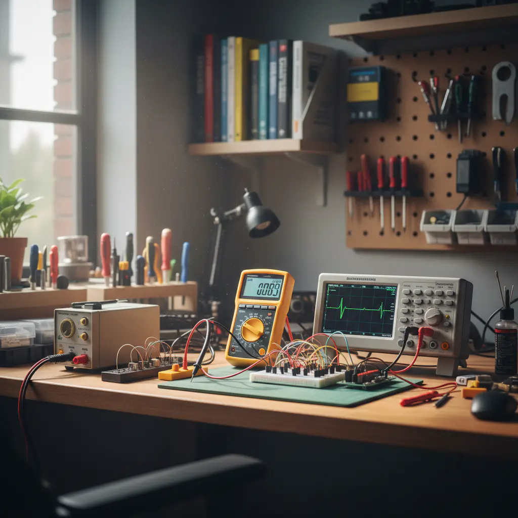 Testing tools on a workbench