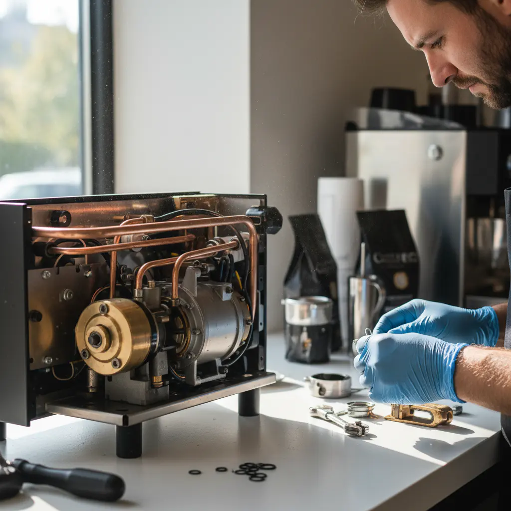 Espresso machine pump repair