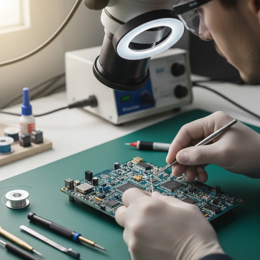 Micro-soldering technique
