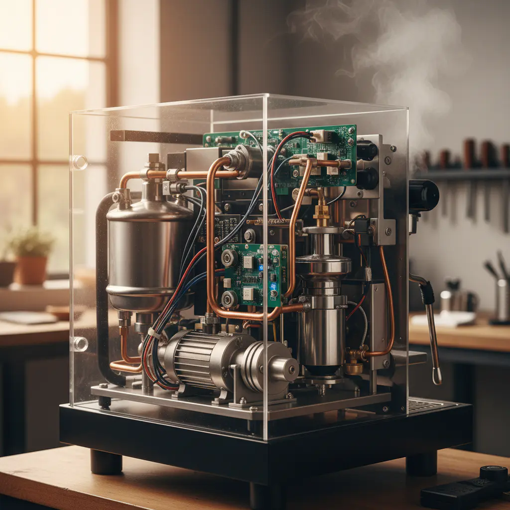 Coffee machine internal components